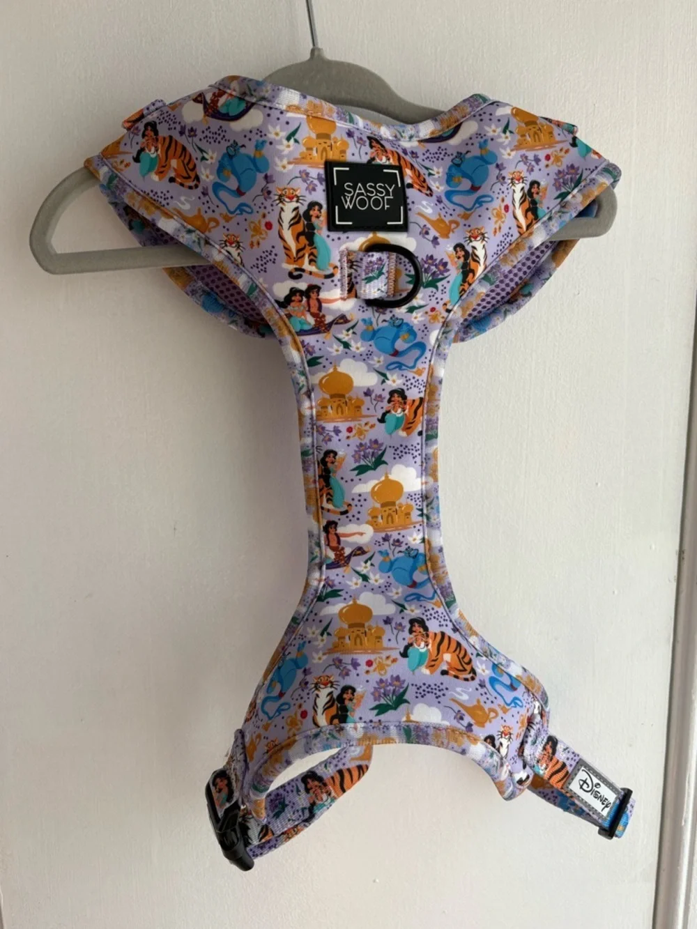 Sassy Woof X DISNEY'S JASMINE Lavender Dog Harness